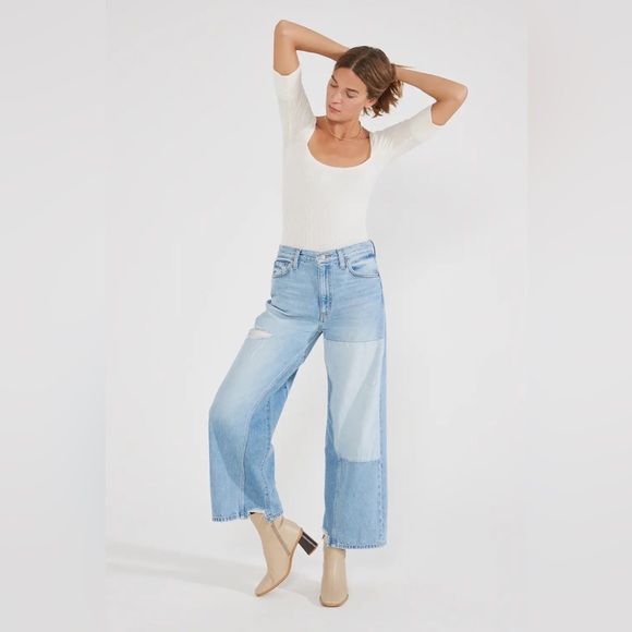 Devon Patchwork Wide Leg - South Shore - Picture 2 of 5